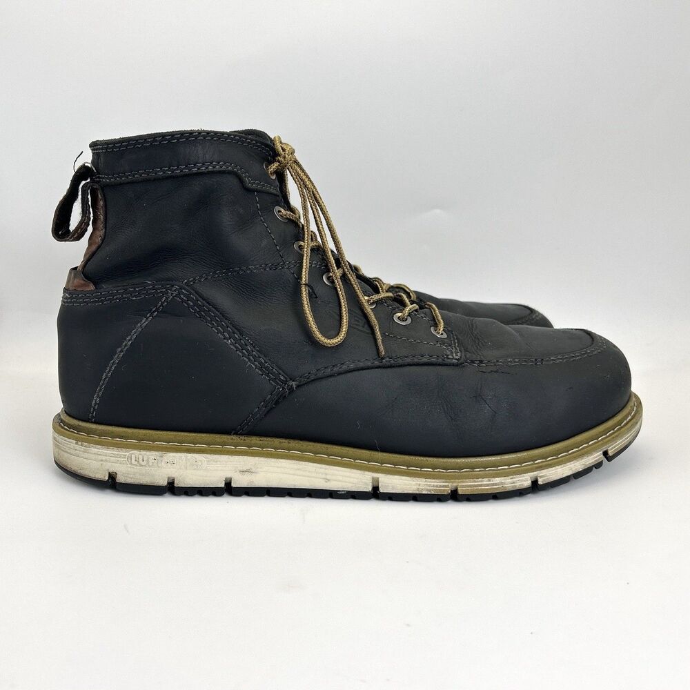 KEEN Utility San Jose 6” Work Boots Mens Sz 12 Gray Leather Comp Toe Waterproof